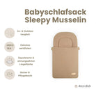 Babyschlafsack Sleepy Musselin | 2.5 TOG Ganzjahresschlafsack District for Kids
