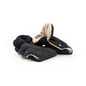 Handschuhe Boucle Teddystoff Kinderwagen - Handwärmer Schwarz Handschuhe