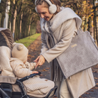 Kinderwagentasche inkl. Wickelunterlage Cord | Wickeltasche-Wickeltasche-District for Kids-Creme-District for Kids