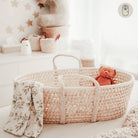 Moseskorb Weidengeflecht (Mais) inkl. Matratze-Moseskorb-AhojBaby-District for Kids