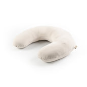 Stillkissen U-Form Musselin abnehmbaren Bezug – ergonomisch, Oeko-Tex, Halbmond