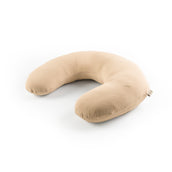 Stillkissen U-Form Musselin abnehmbaren Bezug – ergonomisch, Oeko-Tex, Halbmond