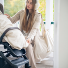 Winterfußsack Kaschmir – luxuriös & warm für Kinderwagen & Autoschale - Winterfußsack