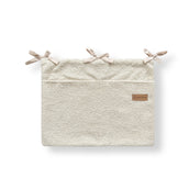 Organizer Teddystoff Boucle zum Aufhängen an Baby- oder Kinderbett-Organizer-District for Kids-Creme-District for Kids
