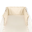 Bettumrandung Rüschen für Baby- und Beistellbetten – Hochwertig & Oeko-Tex zertifiziert Bettumrandung