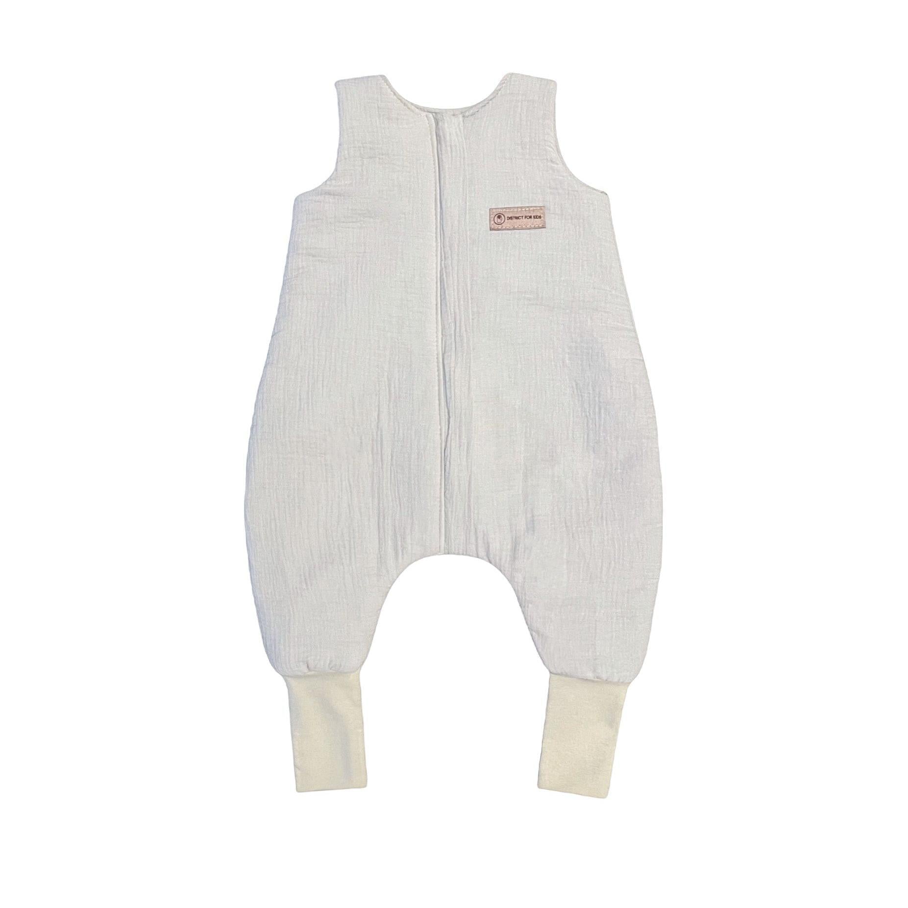 Schlafsack mit Füßen Musselin | 1.0 TOG-Babyschlafsack-District for Kids-Beige-70 cm-1.0 TOG-District for Kids