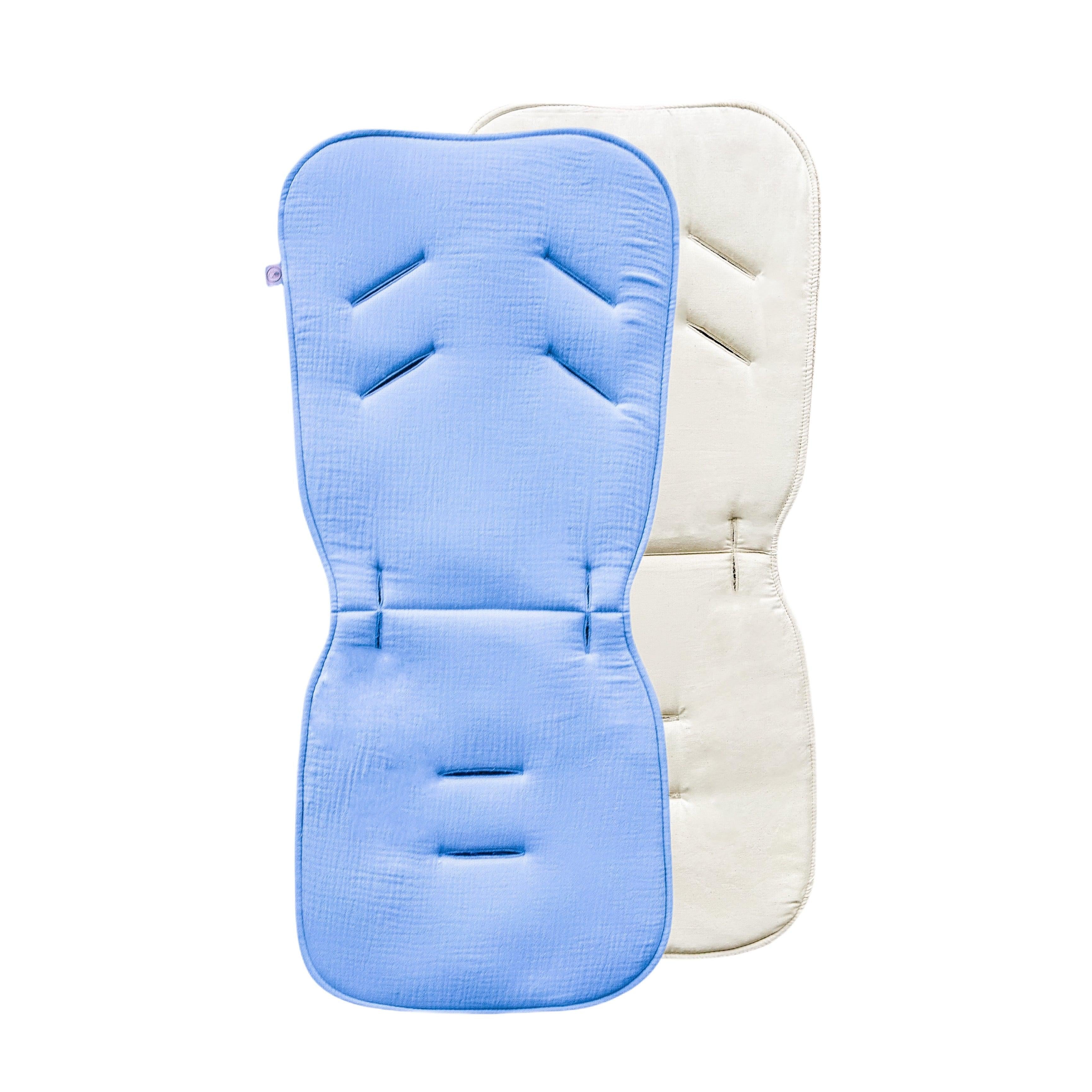 Sitzauflage Universal für den Kinderwagen Musselin - Baumwolle-Einschlagdecke Autoschale-District for Kids-Beige-District for Kids