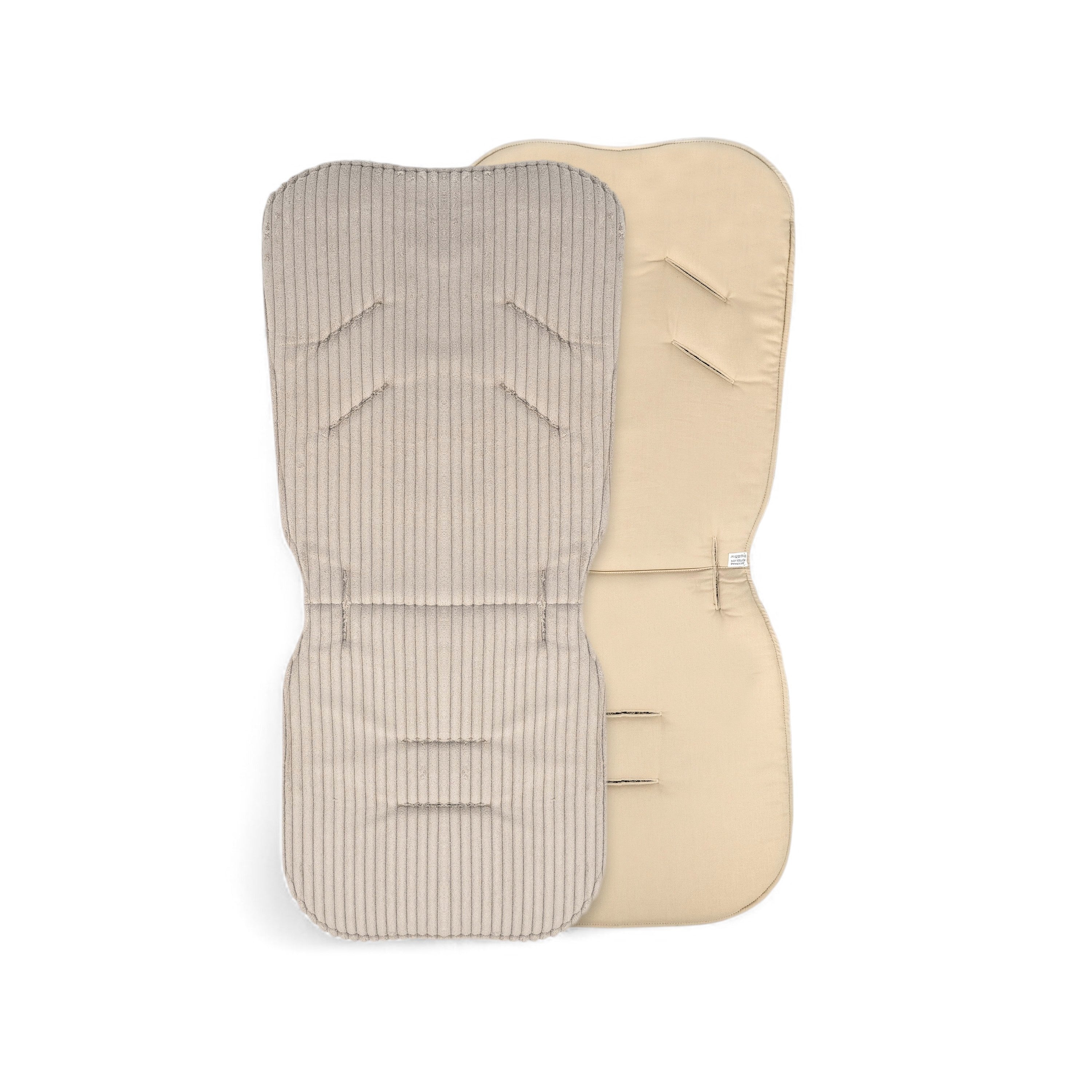 Sitzauflage Cord für den Kinderwagen Cord -universell passend - Beige - Sitzauflage