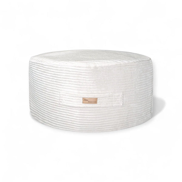 Sitzsack Cord zur Aufbewahrung von Stofftieren | Hide and Seat by Kisu-Sitzsack-District for Kids-Creme-District for Kids
