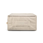 Sitzsack Cube Bouclé Teddy mit Stauraum | Hide and Seat