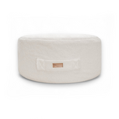 Sitzsack Boucle Teddy mit Stauraum | Hide and Seat by Kisu - Creme - Sitzsack
