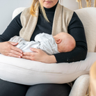 Stillkissen & Schwangerschaftskissen Musselin XXL - ergonomisch & vielseitig - Stillkissen