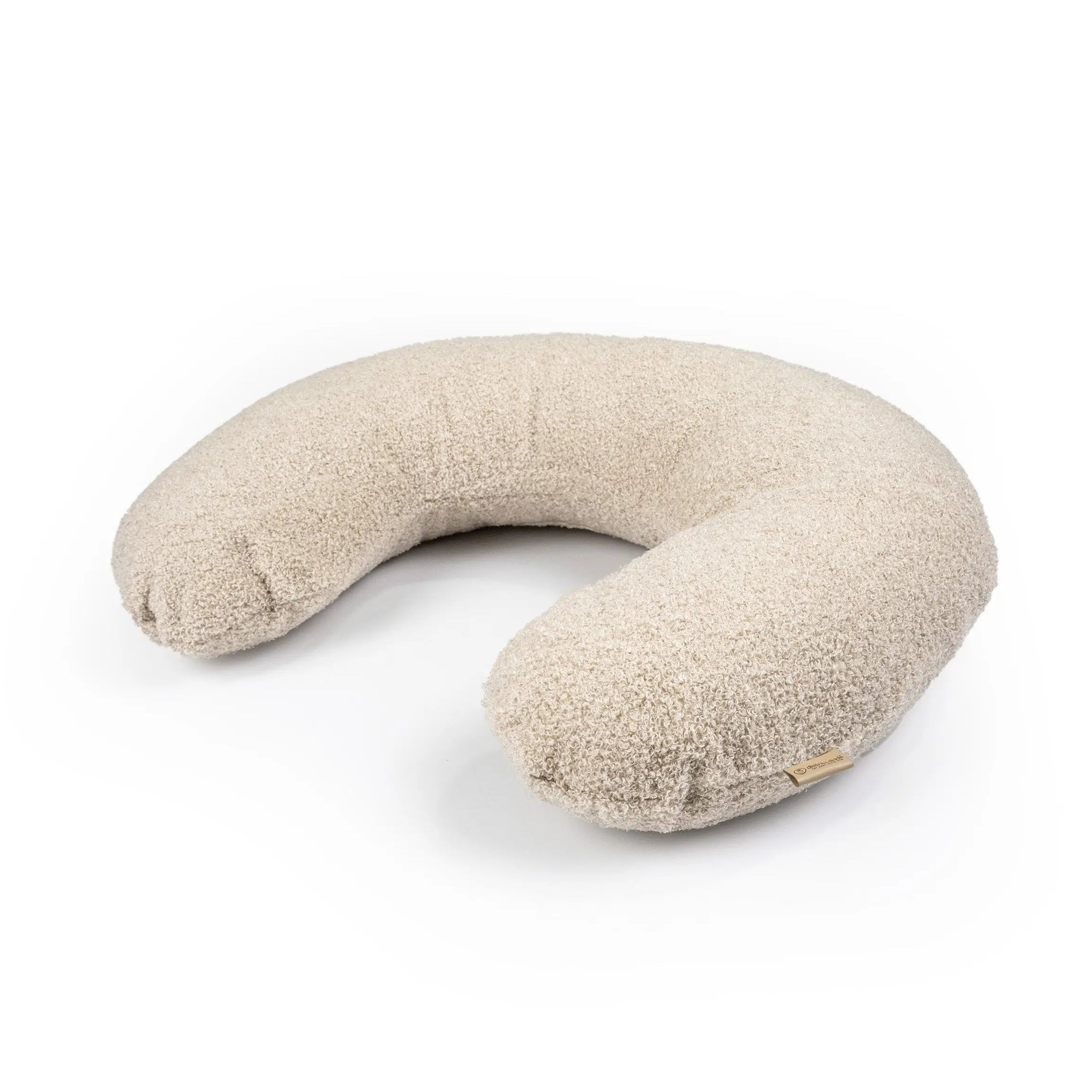 Stillkissen U-Form Teddystoff Bouclé abnehmbaren Bezug – ergonomisch, Oeko-Tex, Halbmond District for Kids