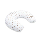 Stillkissen U-Form Musselin Herzen braun mit abnehmbaren Bezug - Herzen braun - Stillkissen