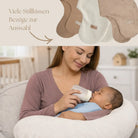 Stillkissen U-Form Cord abnehmbarem Bezug - ergonomisch, Oeko-Tex, Halbmond District for Kids