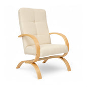 Stillsessel aus Teddystoff Boucle – Ergonomisch gemütlich & modern - Creme - Stillsessel