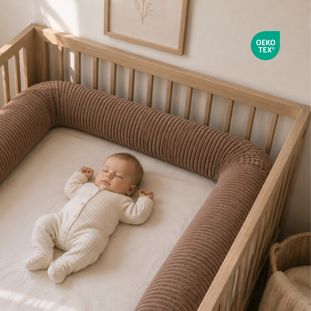 Bettschlange einsträngig Cord - Schutz, Komfort & Vielseitigkeit für dein Baby District for Kids