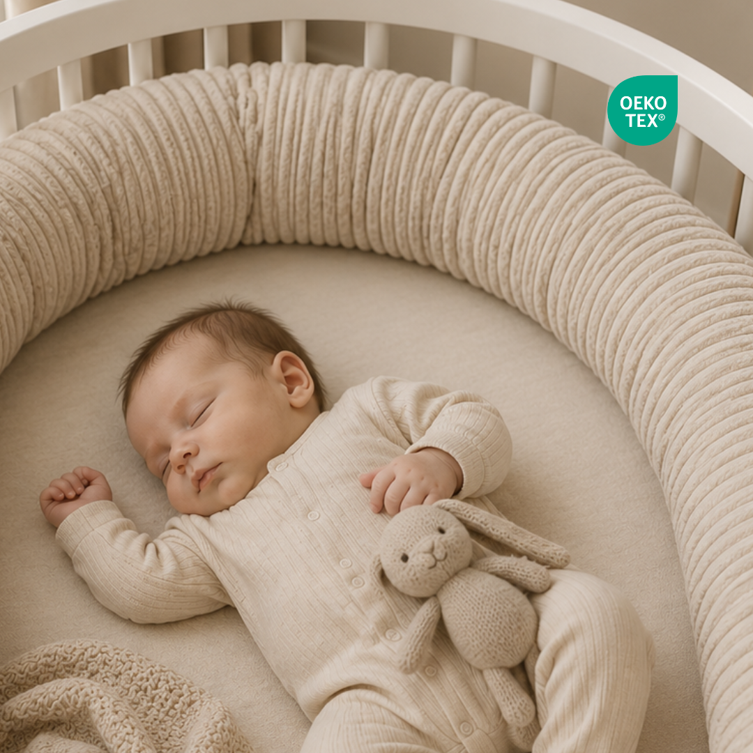 Bettschlange einsträngig Cord - Schutz, Komfort & Vielseitigkeit für dein Baby District for Kids