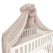 Tüll Betthimmel – Ein Traumhafter Hingucker für Baby- & Kinderzimmer-Baldachine & Betthimmel-District for Kids-Beige-District for Kids