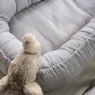 Babynestchen Musselin – Weicher mitwachsender Baby Kokon - Babynestchen