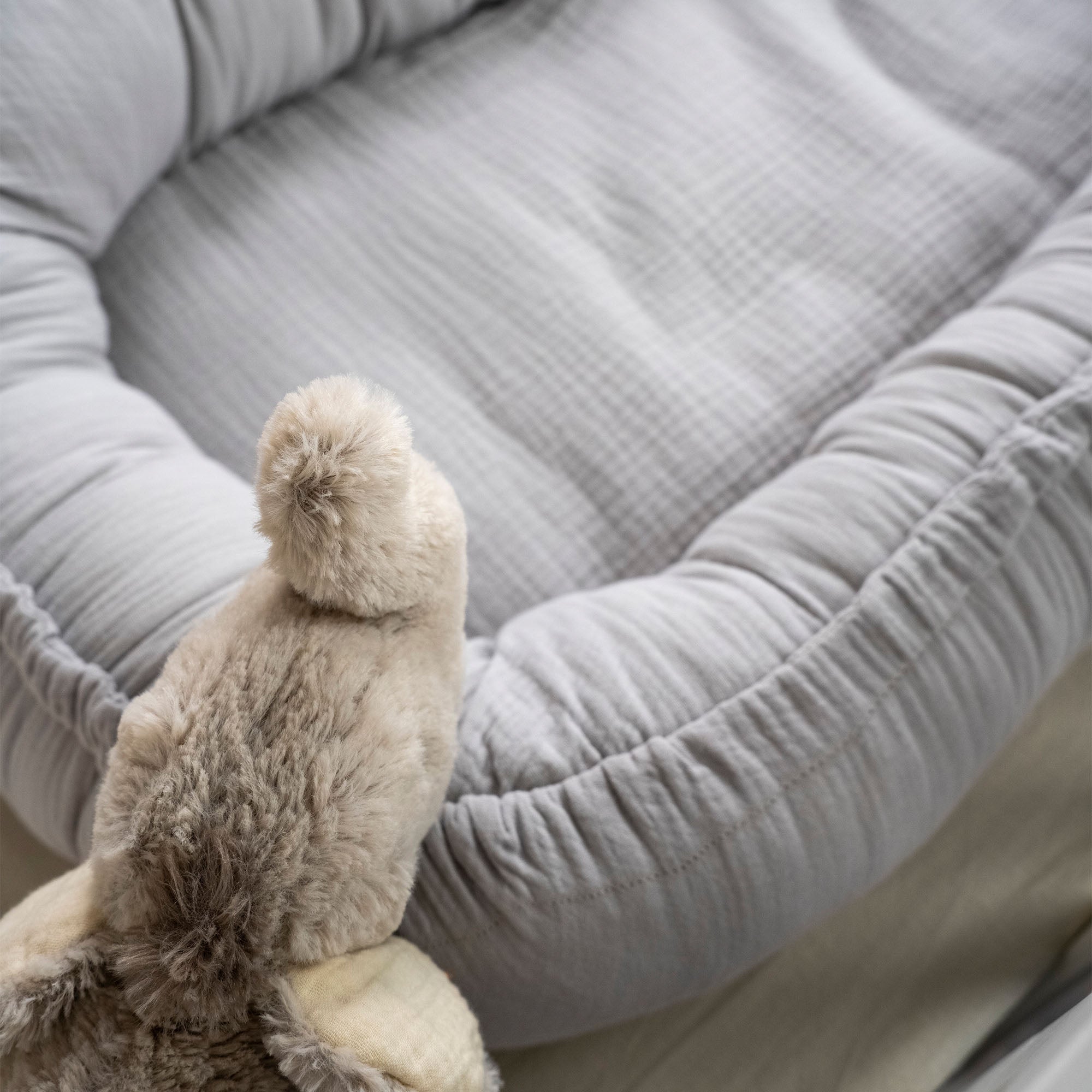 Babynestchen Musselin – Weicher mitwachsender Baby Kokon - Babynestchen