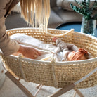 Pucksack Velours mitwachsend – Ganzjahres Babyschlafsack & Einschlafhilfe Pucksack