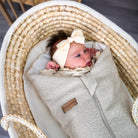 Pucksack Teddystoff Boucle mitwachsend - Nachhaltiger Babyschlafsack - Pucksack