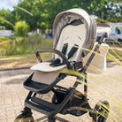 Sitzauflage Teddystoff Boucle für den Kinderwagen - universell passend - Sitzauflage