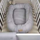 Babynestchen Musselin – Weicher mitwachsender Baby Kokon - Babynestchen