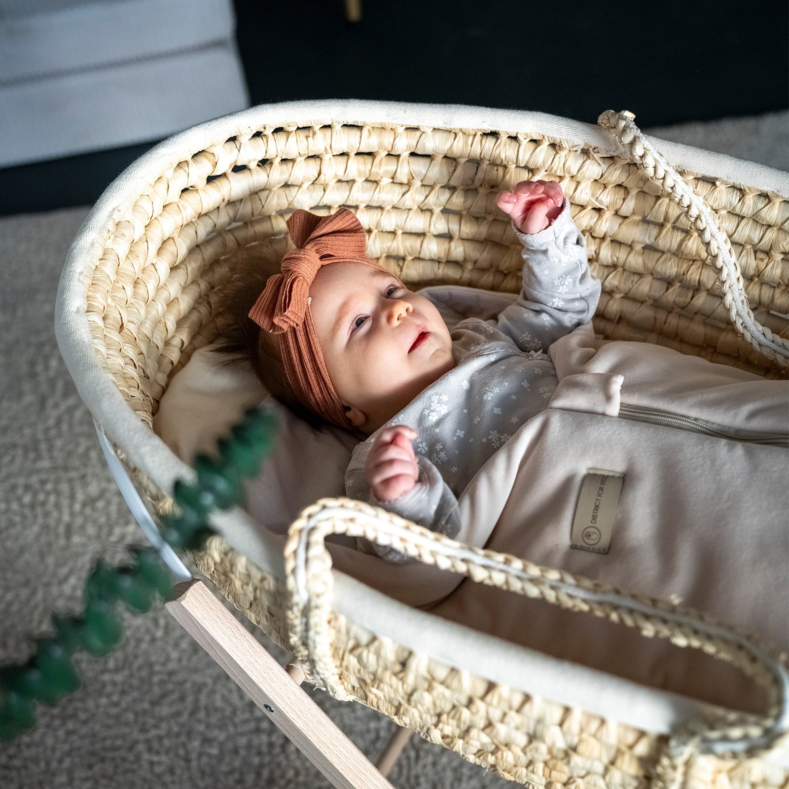 Pucksack Velours mitwachsend – Ganzjahres Babyschlafsack & Einschlafhilfe Pucksack