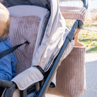 Sitzauflage Cord für den Kinderwagen Cord -universell passend - Sitzauflage