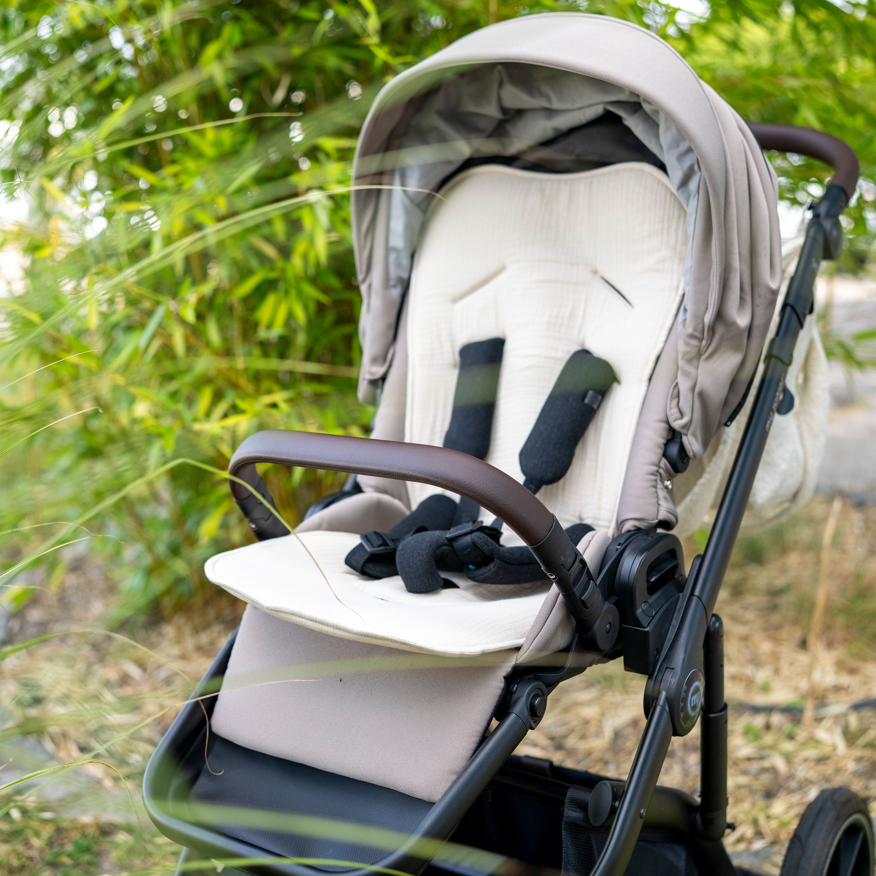 Sitzauflage Musselin für den Kinderwagen - universell passend - Einschlagdecke Autoschale