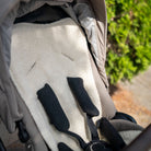 Sitzauflage Teddystoff Boucle für den Kinderwagen - universell passend - Sitzauflage