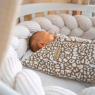 Pucksack Musselin Leopard mitwachsend - Ganzjahres Babyschlafsack - Pucksack