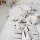 Babyschlafsack Cuddly Musselin mit Schleifen - ganzjähriger Puckschlafsack Babyschlafsack