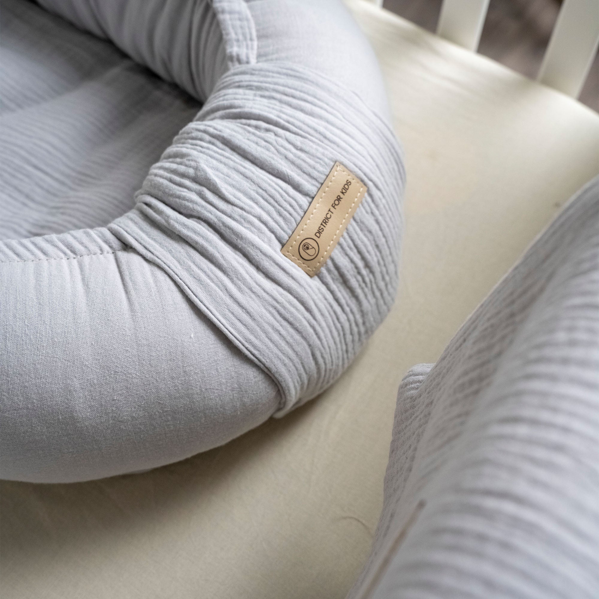 Babynestchen Musselin – Weicher mitwachsender Baby Kokon - Babynestchen