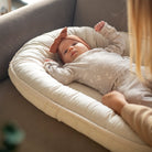 Babynestchen Teddystoff-Boucle – mitwachsender Baby-Kokon - Babynestchen