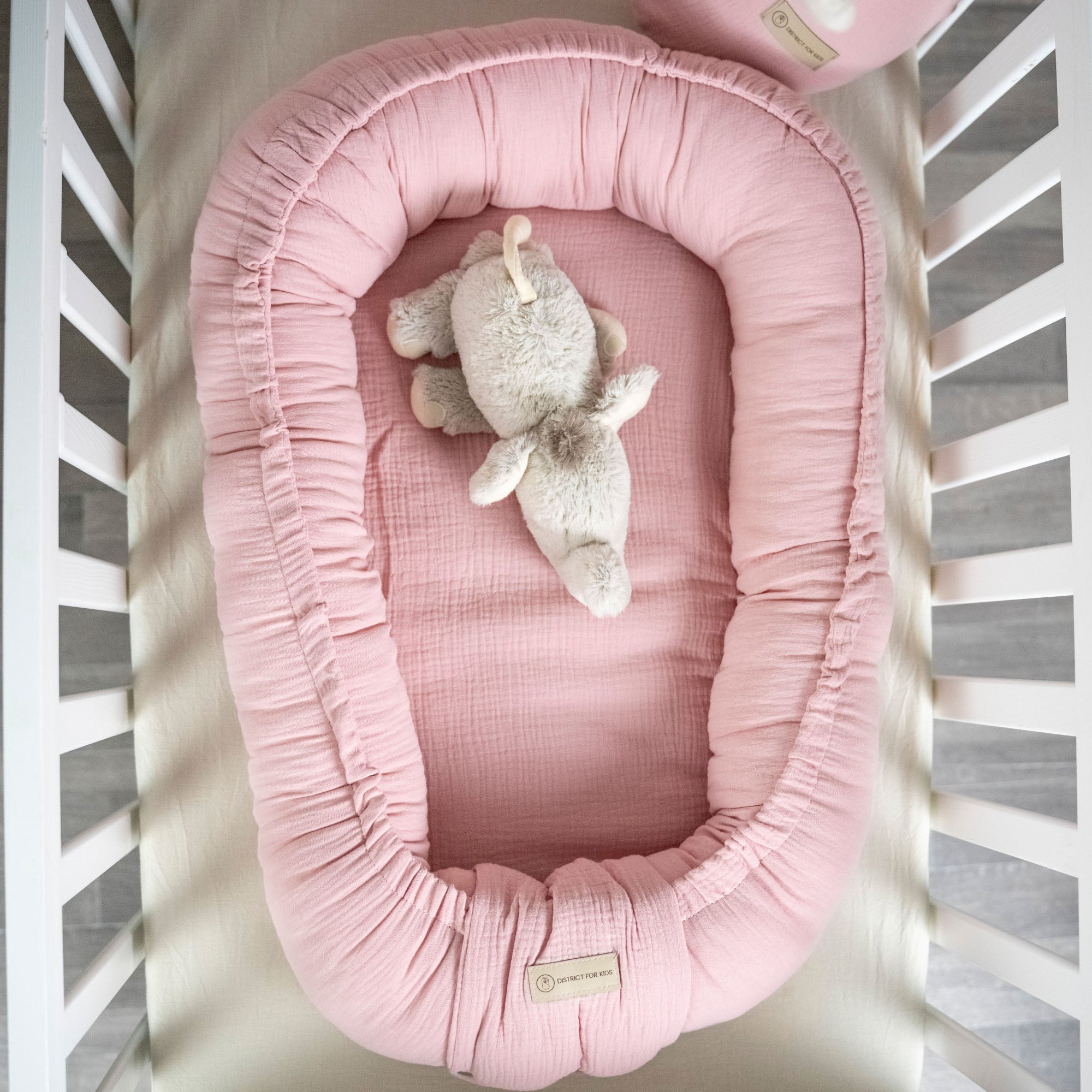 Babynestchen Musselin – Weicher mitwachsender Baby Kokon - Babynestchen