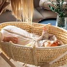 Pucksack Velours mitwachsend – Ganzjahres Babyschlafsack & Einschlafhilfe Pucksack