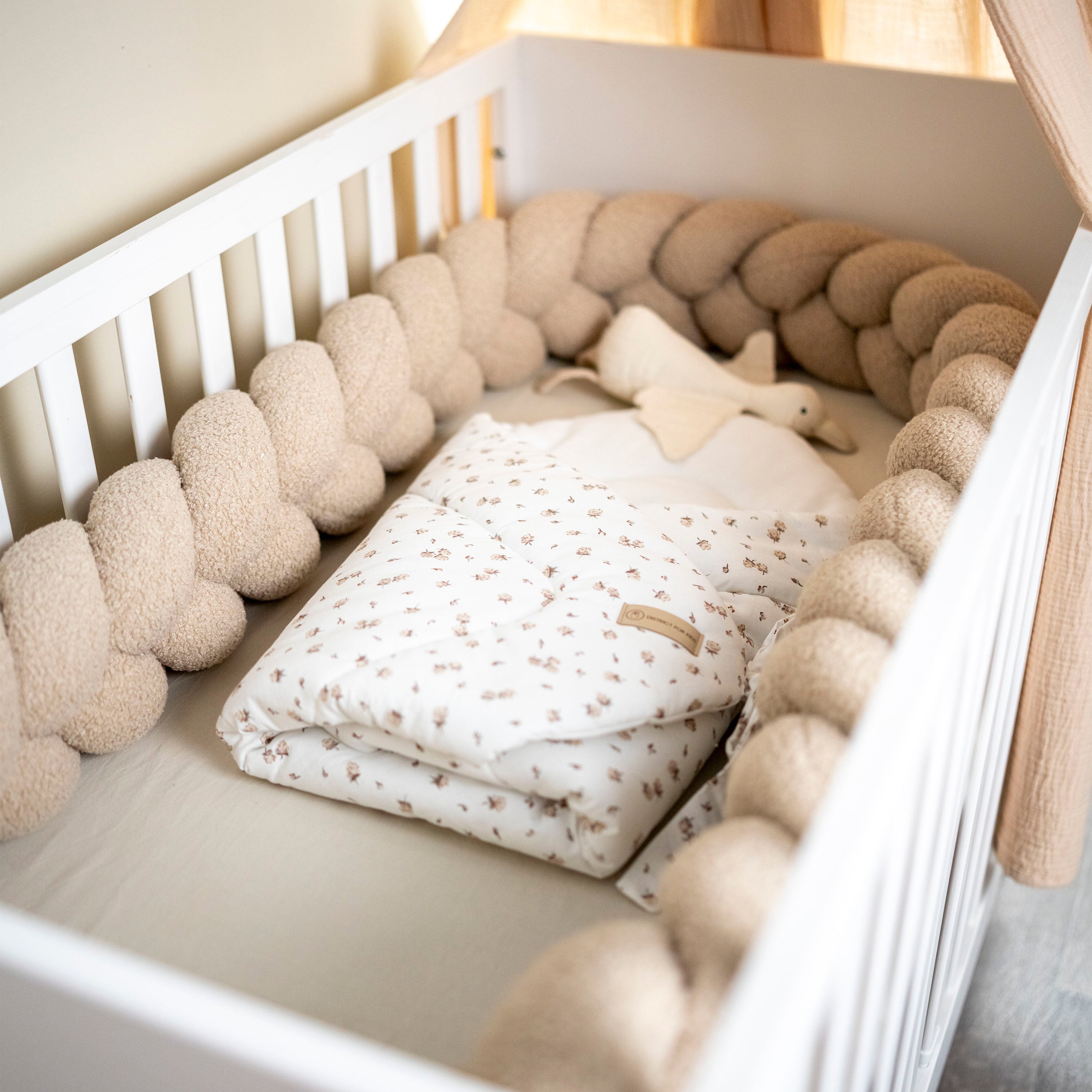 Babyhörnchen Baumwolle Rosen – Puckdecke & Einschlagdecke - Rosen / 2.5 TOG - Babyhörnchen