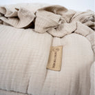 Babyschlafsack Cuddly Musselin mit Schleifen - ganzjähriger Puckschlafsack Babyschlafsack