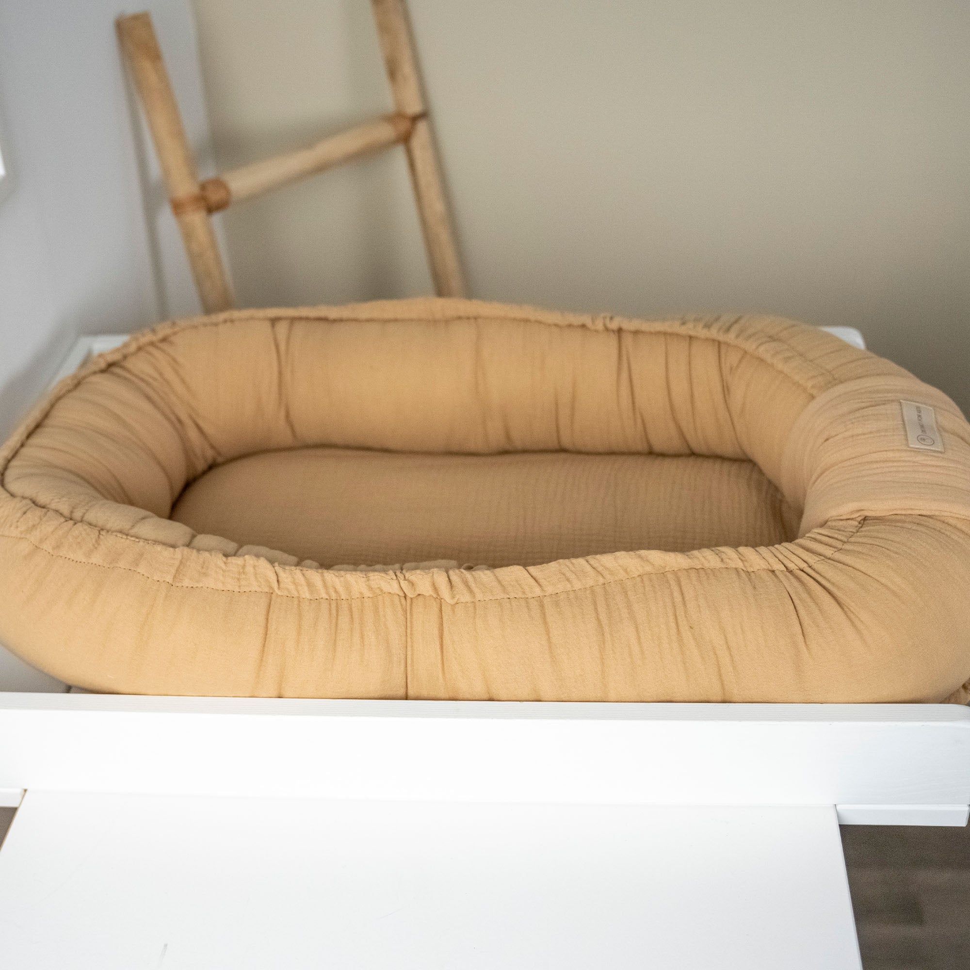 Babynestchen Musselin – Weicher mitwachsender Baby Kokon - Babynestchen