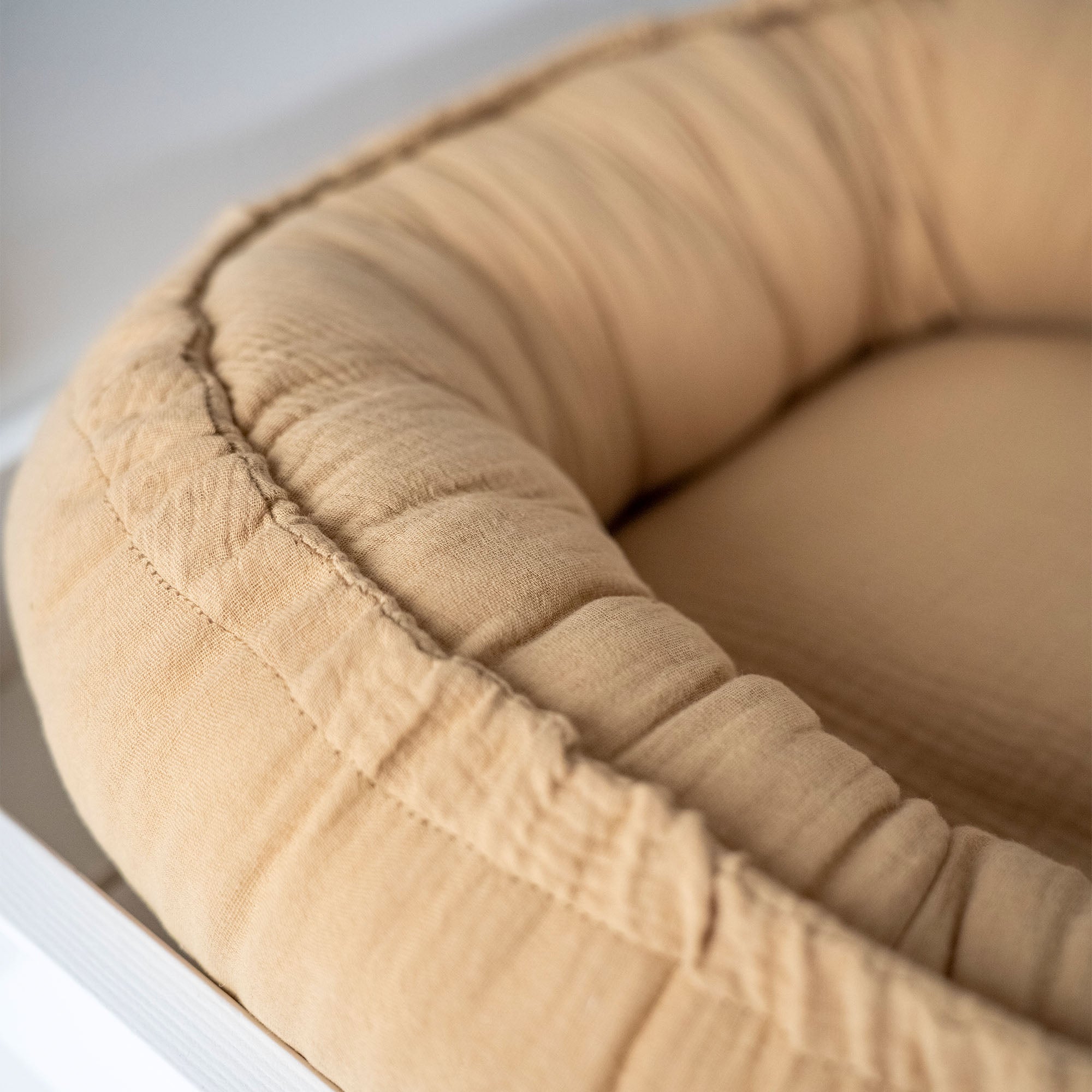 Babynestchen Musselin – Weicher mitwachsender Baby Kokon - Babynestchen