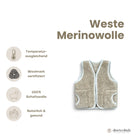 Merinoweste für Kinder – Weich warm & hypoallergen Weste