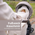 Winterfußsack Kaschmir – luxuriös & warm für Kinderwagen & Autoschale - Winterfußsack