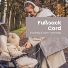 Winterfußsack Cord – warm & stylisch für Kinderwagen & Autoschale Winterfußsack