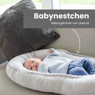 Babynestchen Baumwolle – Kuscheliger Baby-Kokon - Babynestchen
