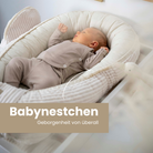 Babynestchen Cord – Mitwachsender weicher Baby-Kokon - Babynestchen