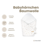 Babyhörnchen Baumwolle Rosen – Puckdecke & Einschlagdecke - Rosen / 2.5 TOG - Babyhörnchen
