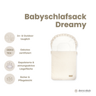 Babyschlafsack Dreamy Baumwolle kariert – Stylischer Ganzjahresschlafsack - Babyschlafsack